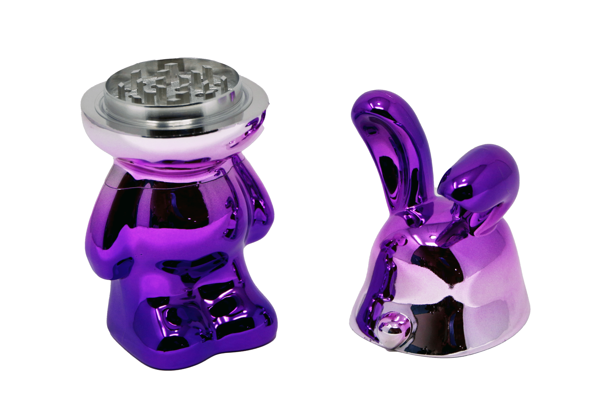 LBG-CRM-002 Get Lost Bunny Chrome Series Grinders (6 Count) - Image 5