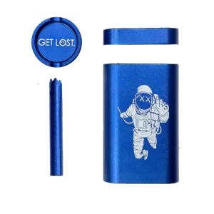 MDG-BLU-001 - Get Lost Aluminum Dugout Grinder (Blue)