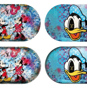 MTL003-3D Mini Tray With Lid - Mickey & Donald Duck