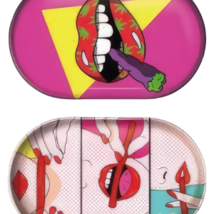 MTL012-3D Mini Tray With Lid - Funky Lips