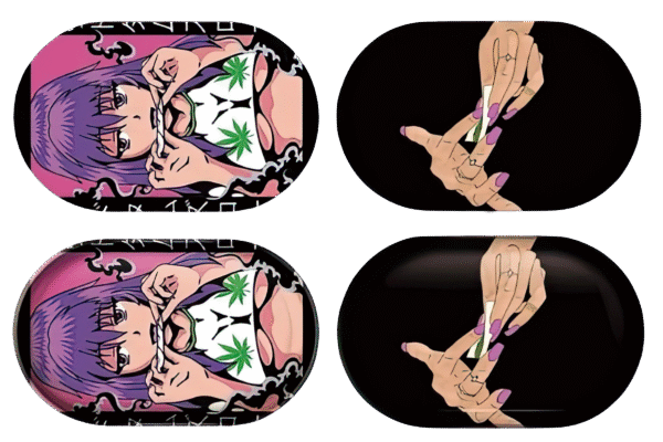 MTL022-3D Mini Tray With Lid - Weed Girl