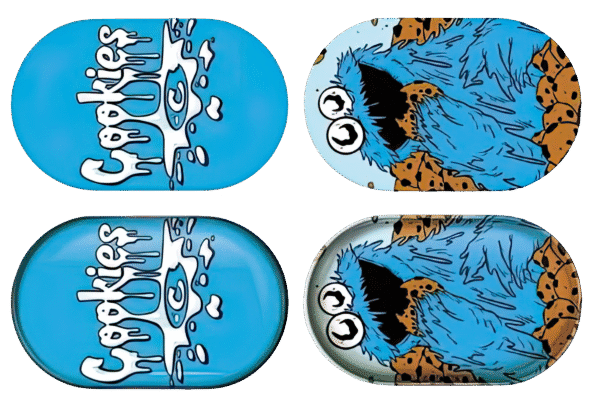 MTL023-3D Mini Tray With Lid - Cookie Monster #2