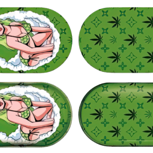MTL025-3D Mini Tray With Lid - Green Weed Ivy
