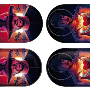 MTL033-3D Mini Tray With Lid - Pisces Bad Bunny