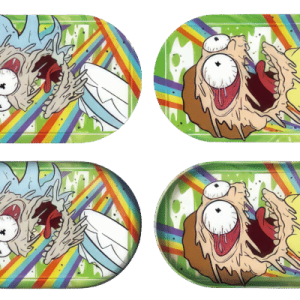 MTL036-3D Mini Tray With Lid - Scary Rick and Morty