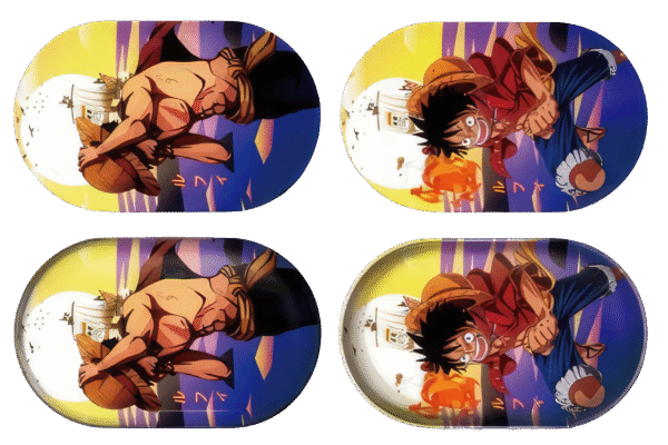 MTL037-3D Mini Tray With Lid - Monkey D Luffy