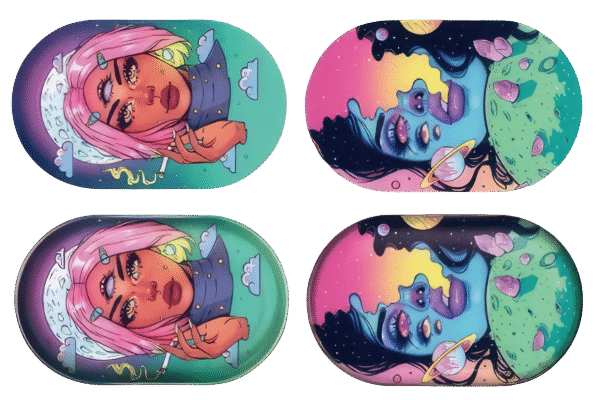 MTL039-3D Mini Tray With Lid - Alien Girls