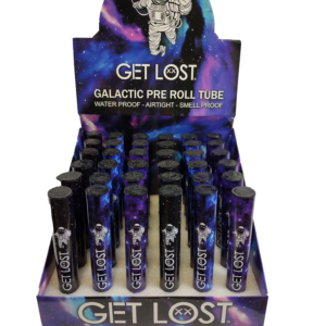 PRT-36PK-001 Get Lost Pre Roll Galaxy Tubes - Plastic (36 Count)