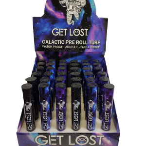 PRT-36PK-001 Get Lost Pre Roll Galaxy Tubes - Plastic (36 Count)