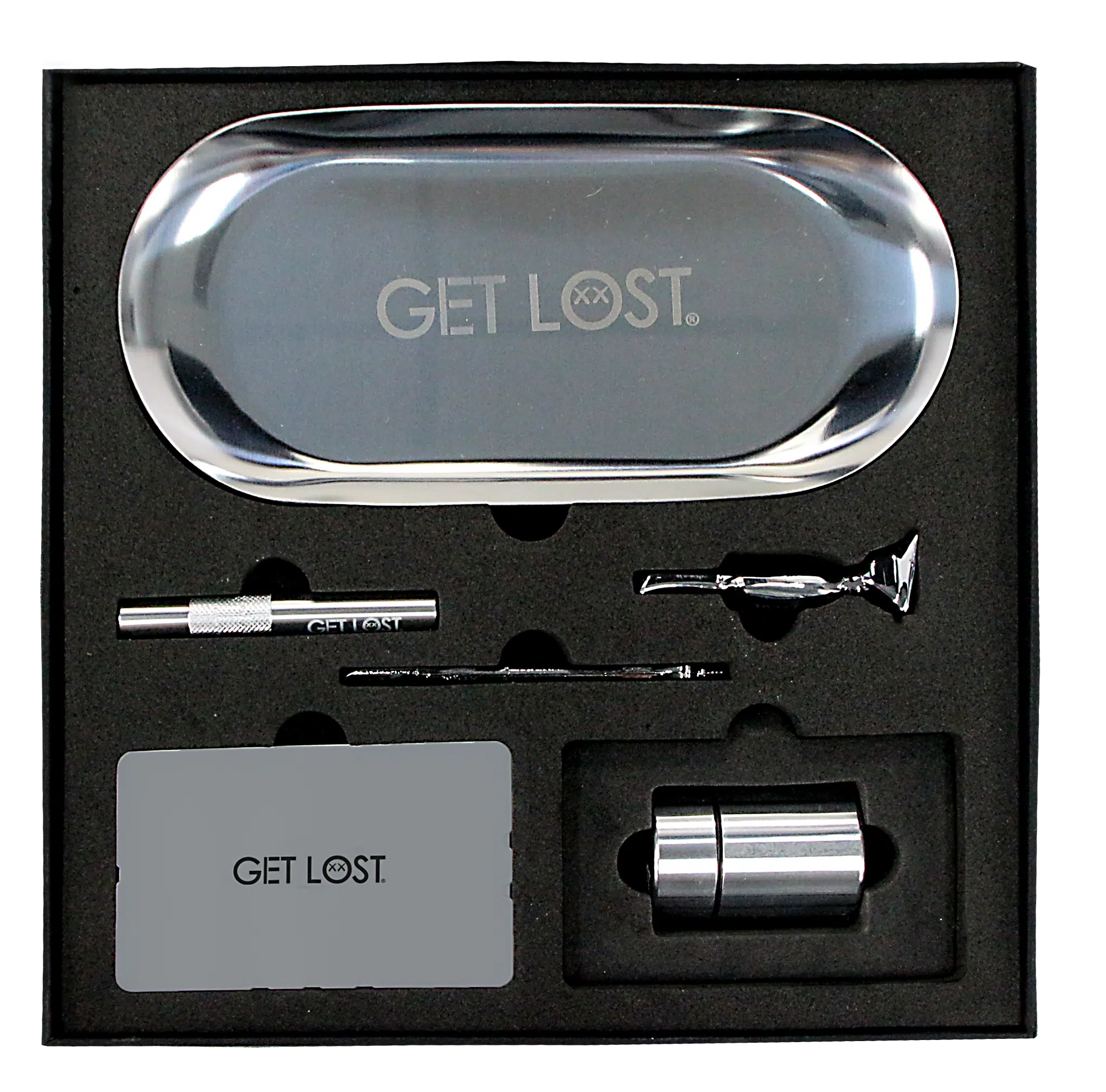 PSS-SLV-002 - Get Lost Premium Snuff Set (Silver)
