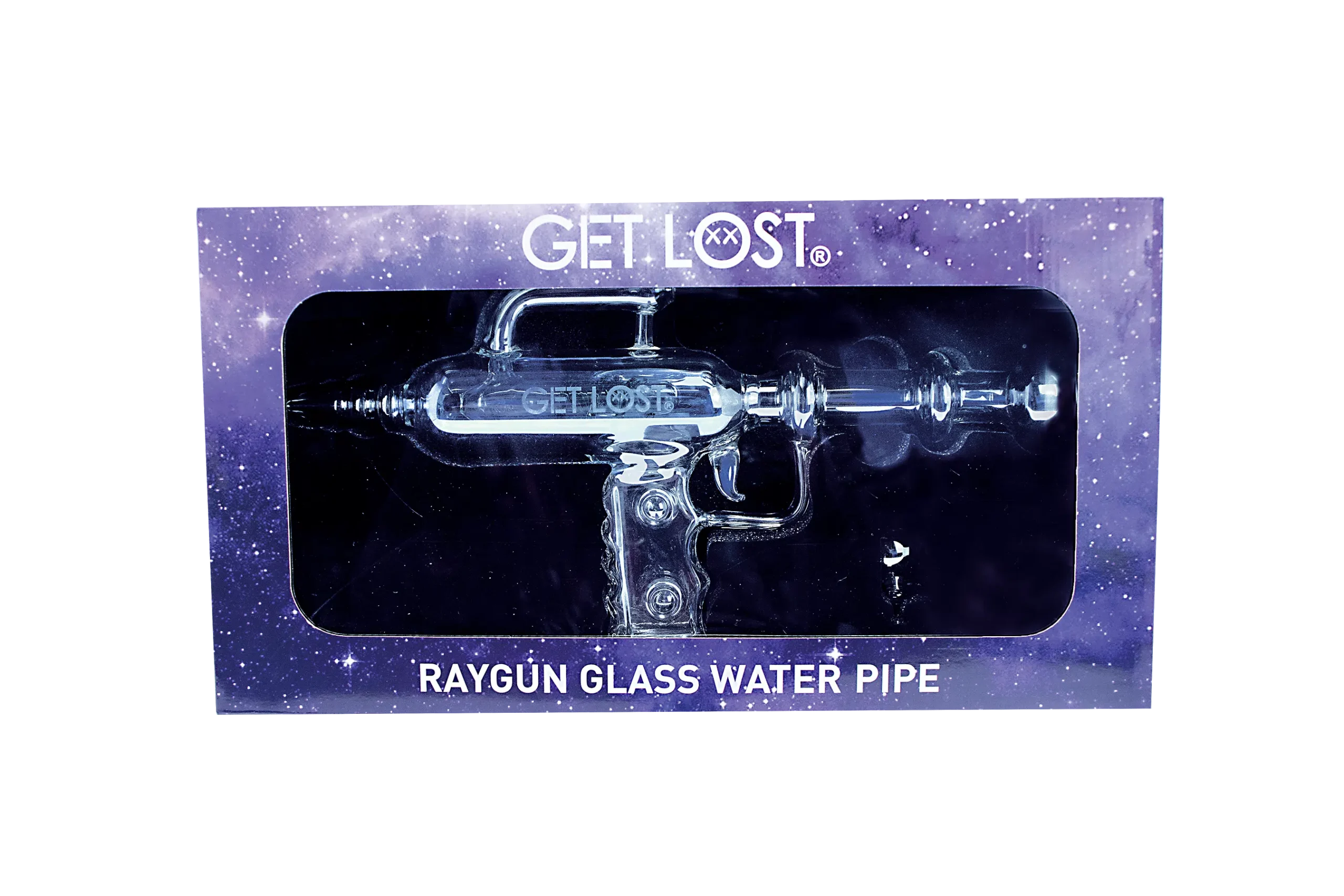 RGG-PLAT-004 - Get Lost RayGun Glass Water Pipe (Platinum) - Image 5