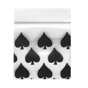 SAB-007 Apple Bag 10x10 (1000 Count) Black Club
