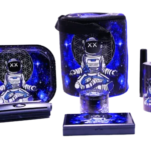 SB-GS-001 - Get Lost 7-in-1 Scale Bag Gift Set – Premium Smoking Essentials All-in-One (Astronaut Meditating)