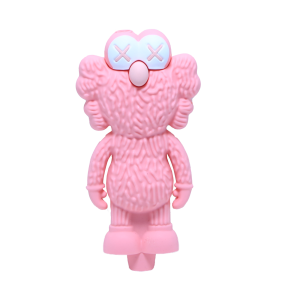 SHP-010 Silicone Hand Pipe - Pink Kaws