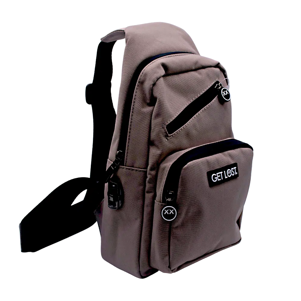 SPBK-GRY-003 Get Lost Smell-Proof Premium Shoulder Bag (Grey) - Image 2