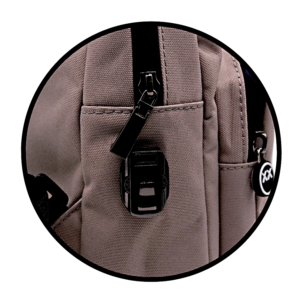 SPBK-GRY-003 Get Lost Smell-Proof Premium Shoulder Bag (Grey) - Image 10