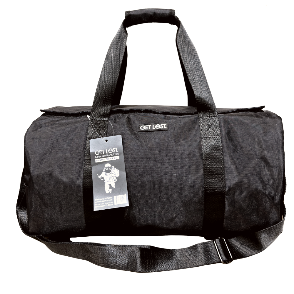 SPDB-BLK-001 Get Lost Smell-Proof Premium Duffle Bag (Black)