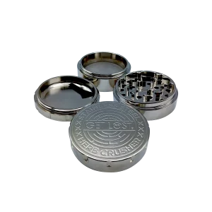 SSG-SLV-001 Stainless Steel Herb Grinder (Silver)