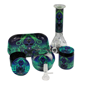 WP-GS-002 - Water Pipe Gift Set (8 in 1) (Purple Alien)