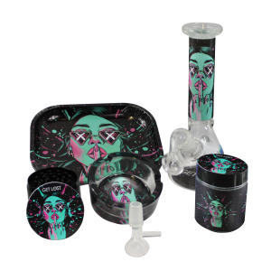 WP-GS-003 - Water Pipe Gift Set (8 in 1) (Green Girl Middle Finger)