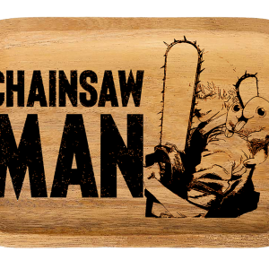 WT003_Wooden Tray - Chainsaw Man 11"x7"x1"